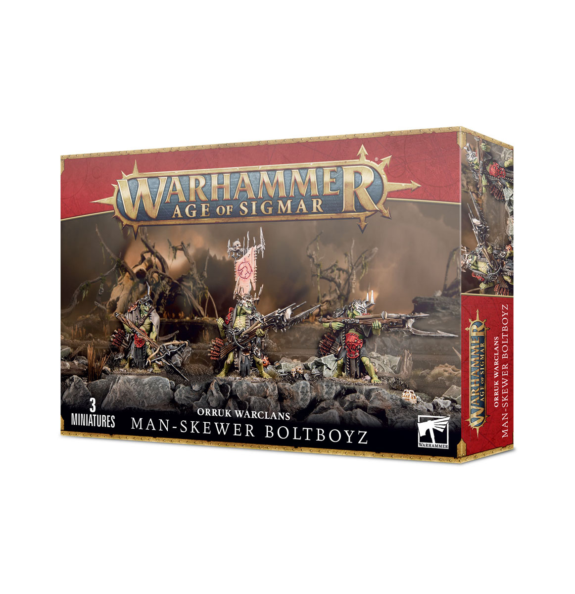 ゲームズワークショップ ORRUK WARCLANS MAN-SKEWER BOLTBOYZ オールク・ウォークラン：マンスキュワー・ボルトボゥイ ウォーハンマー