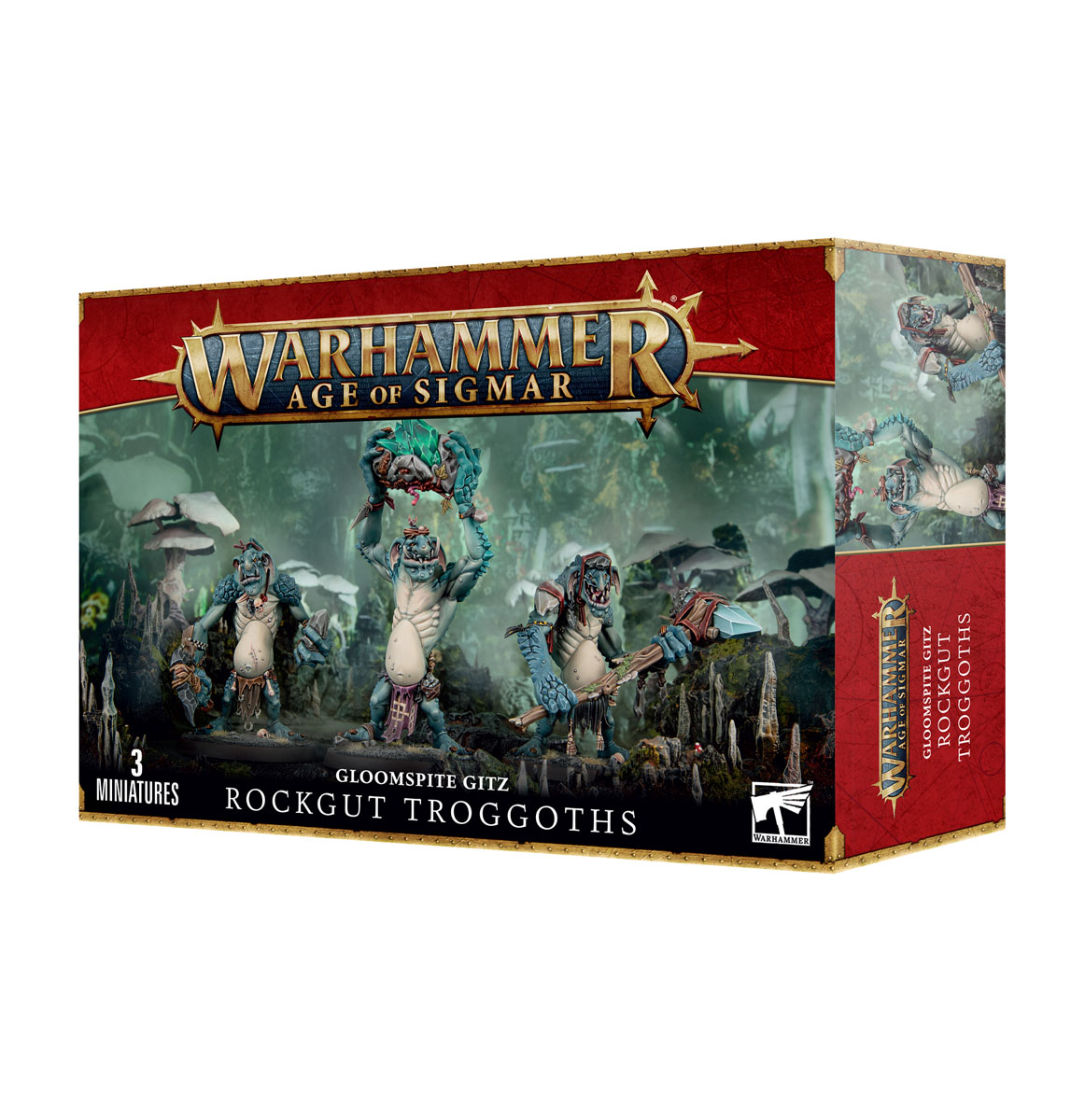 ゲームズワークショップ GLOOMSPITE GITZ: ROCKGUT TROGGOTHS グルームスパイト・ギット：ロックガット・トロゴス ウォーハンマー