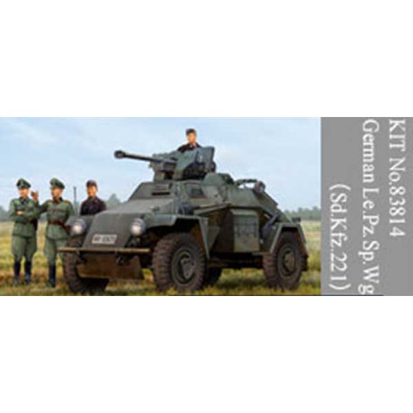 ホビーボス 1/35 ドイツSd.Kfz.221軽装甲車 後期型【83814】 プラモデル