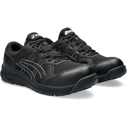 アシックス ウィンジョブ CP217 ブラック×ブラック 23.0cm JSAA規格 A種 1272A005.001-23.0 ASICS WINJOB