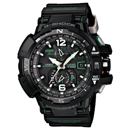 カシオ 【国内正規品】G-SHOCK（ジーショック）　MASTER OF G　GRAVITYMASTER ソーラー電波　メンズタイプ GW-A1100-1A3JF [GWA11001A3JF]【返品種別A】