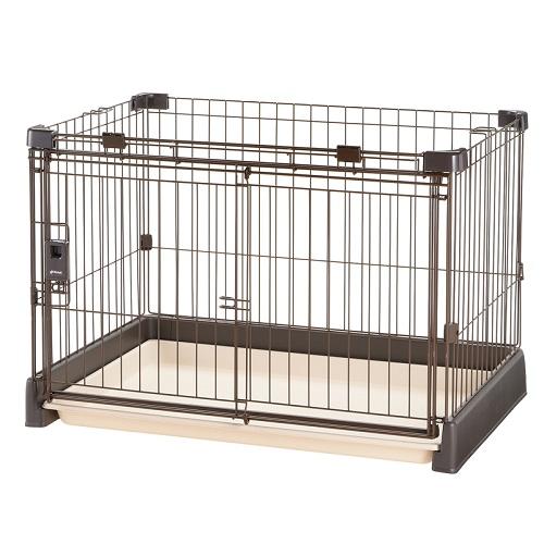 犬用品 もっとお掃除簡単ペットサークル 90-60 ダークブラウン リッチェル ソウジカンタンサ-クル90-60 DB｜Joshin web 家電とPCの大型専門店
