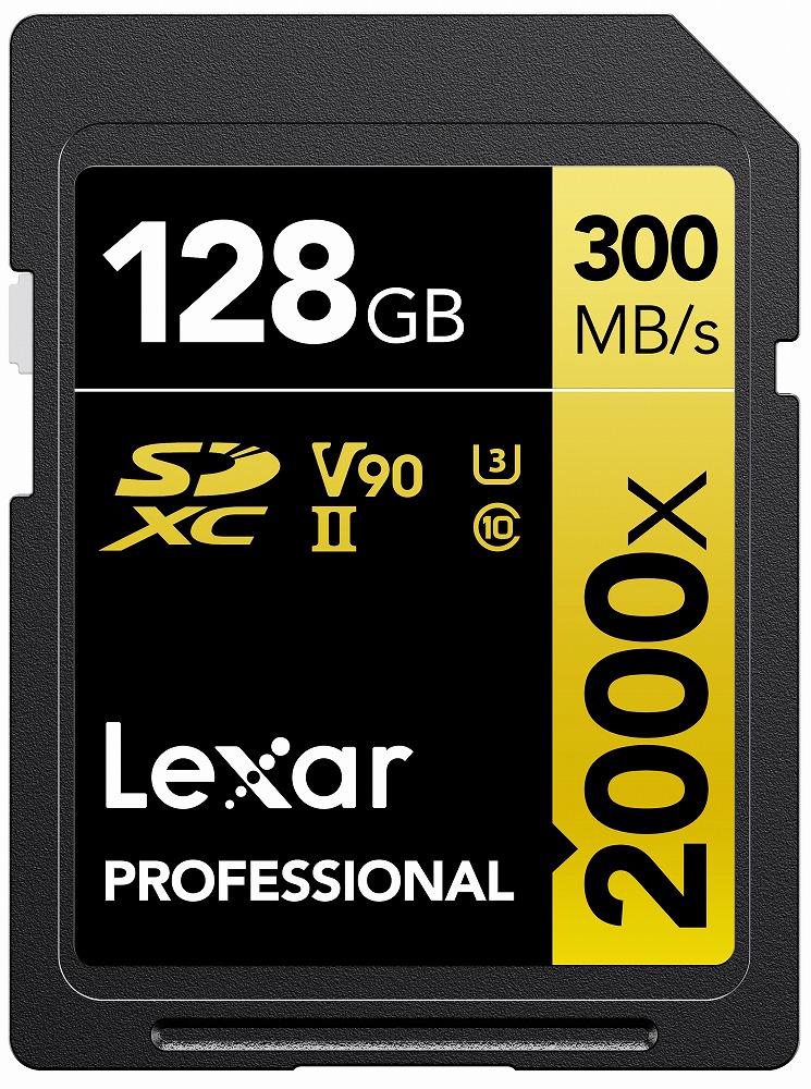 Lexar｜レキサー SDXCカード 128GB 2000x UHS-II U3 V90 LSD2000128G-BNNNJ｜Joshin web 家電とPCの大型専門店