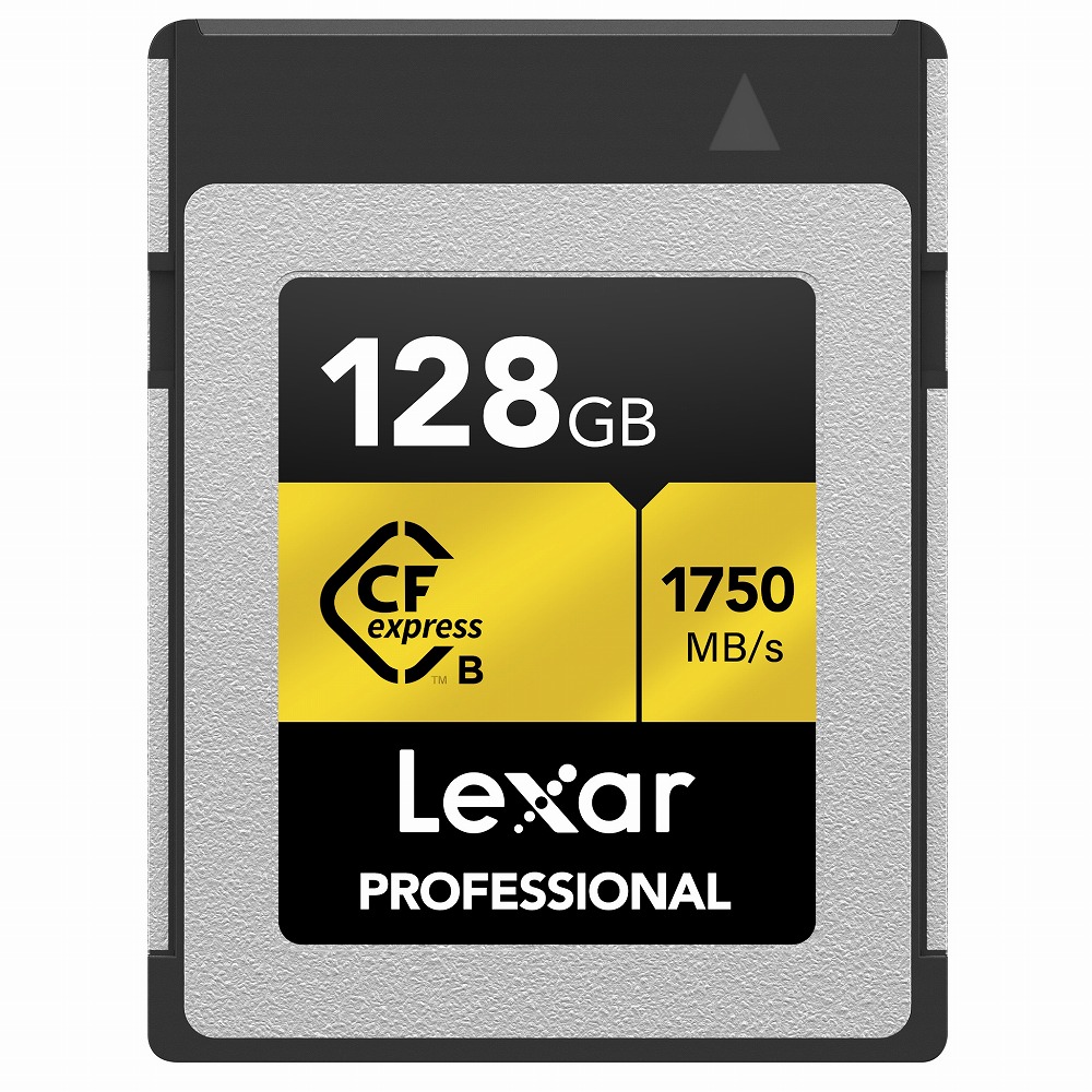 Lexar｜レキサー CFexpressカード Type-B 128GB GOLD LCXEXPR128G-RNENJ