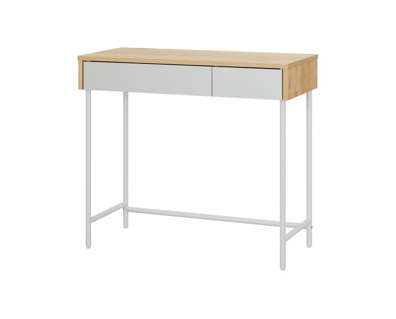 アイリスオーヤマ リビング事務机 (自然的薄墨色) LLVD-795ナチユラルグレ- IRIS [LLVD795ナチユラルグレ]