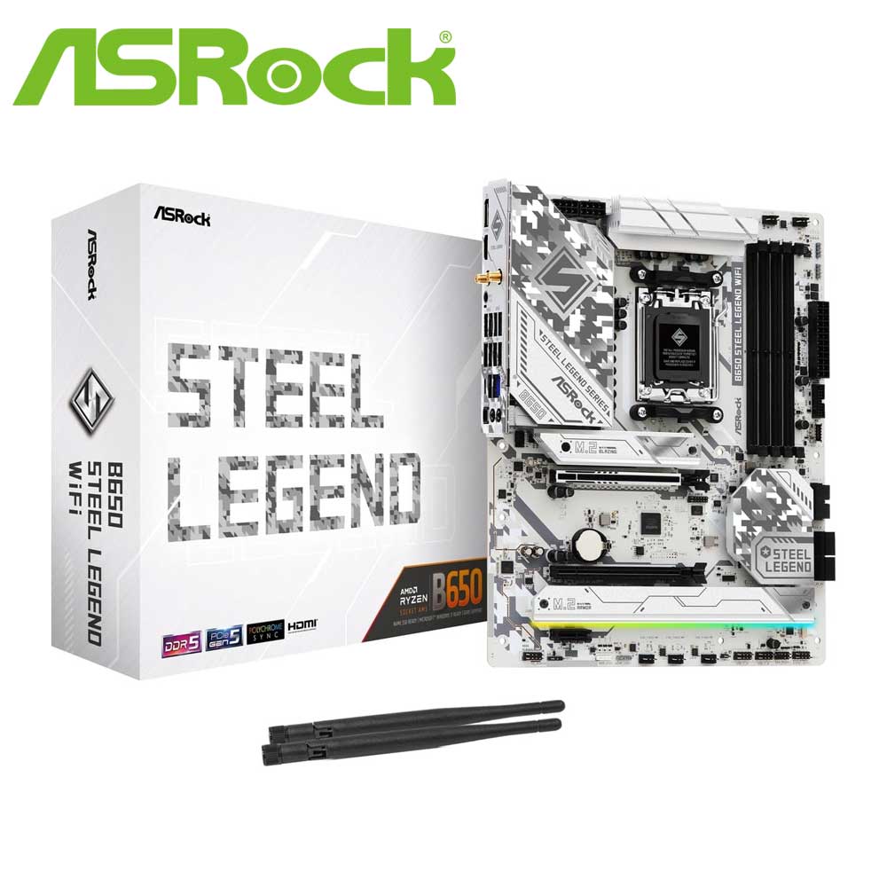 ASRock｜アスロック ASRock B650 Steel Legend WiFi マザーボード B650STEELLEGENDWIFI