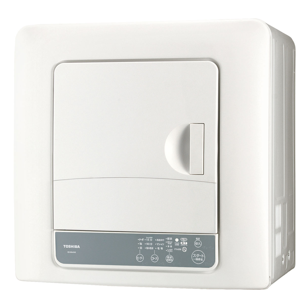 東芝 6.0kg 御召しものかわき切る機 ED-60A4-W TOSHIBA [ED60A4W]