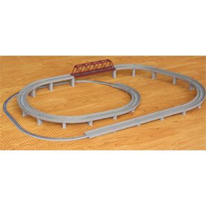 ［鉄道模型］六半 (Z) R063 レールセットD 単線立体交差セット