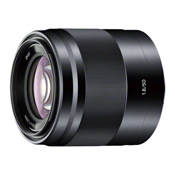 ソニー E 50mm F1.8 OSS SEL50F18-B ※Eマウント用レンズ（APS-Cサイズミラーレス用）