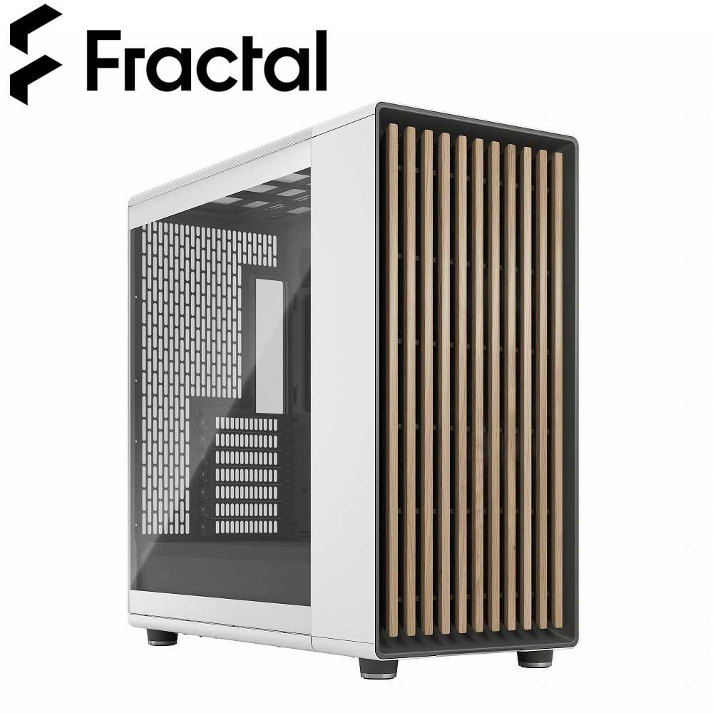 Fractal Design｜フラクタルデザイン フルタワー型マイコン入れもの North XL Chalk White TG Clear 強化因子瑠璃ダイアログボックス（白いこと）  FD-C-NOR1X-04 PCケース・筐体-パソコン・周辺機器-PCパーツ
