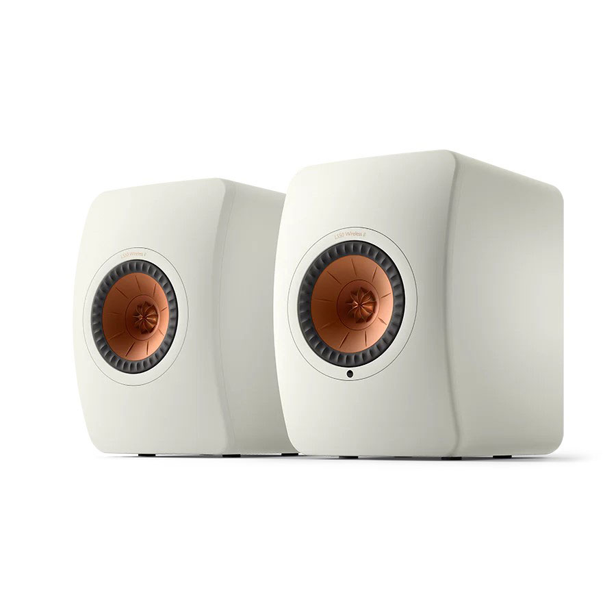 KEF ワイヤレスHiFiスピーカー(ミネラル・ホワイト)【ペア】 LS50W2-MIN-WH(ペア) KEF