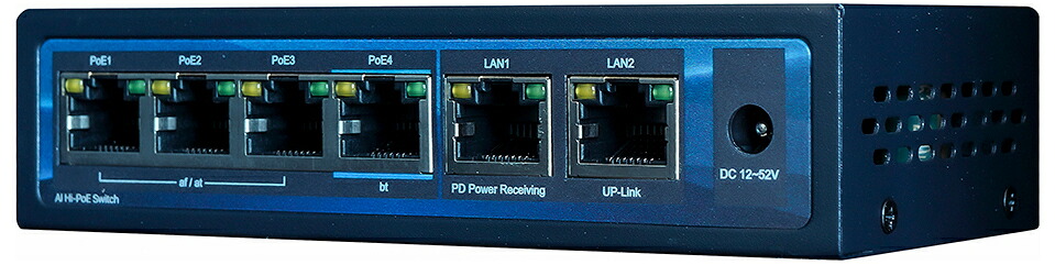 お母さん物の具 4chPoEスイッチングこしき MT-POE04A  [MTPOE04A]