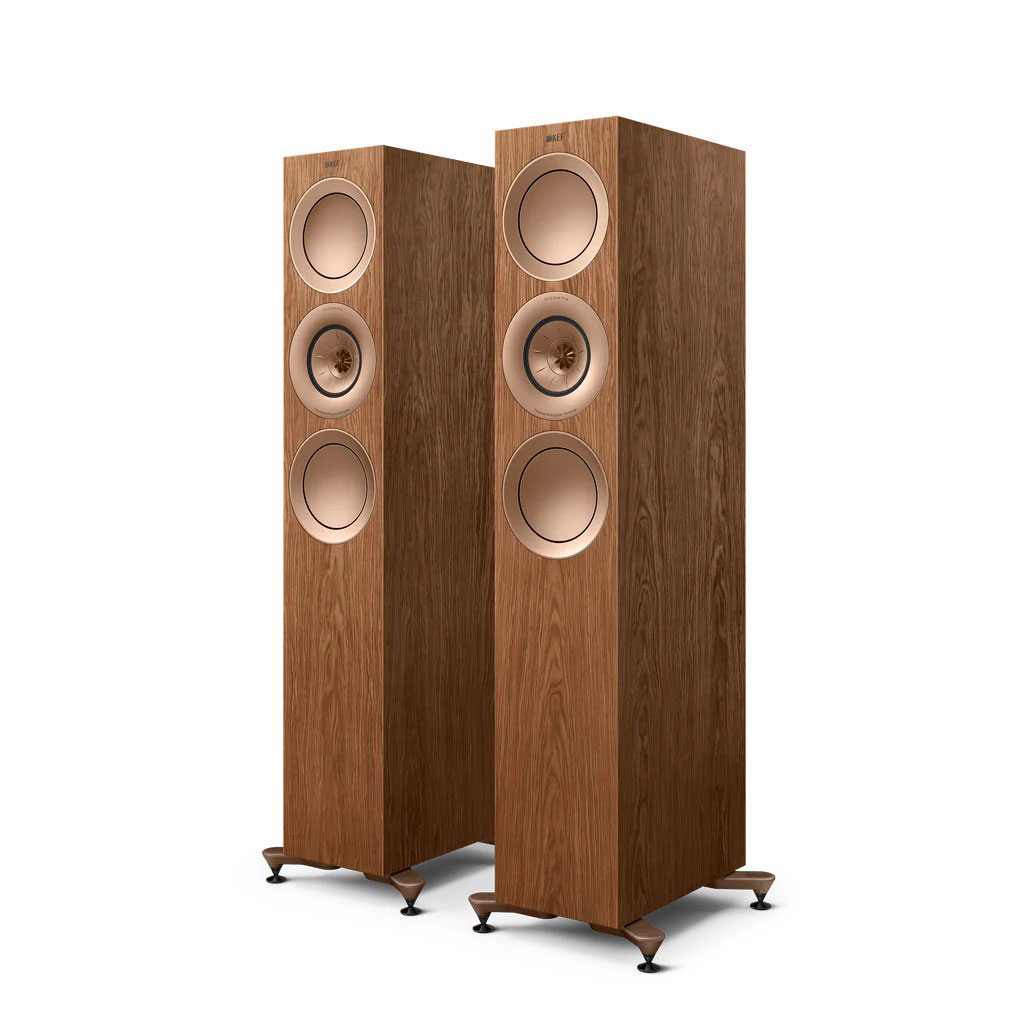 KEF トール男の子型金棒引き（ウォール中毒者）【有りの実】 R7-META-WALNUT KEF