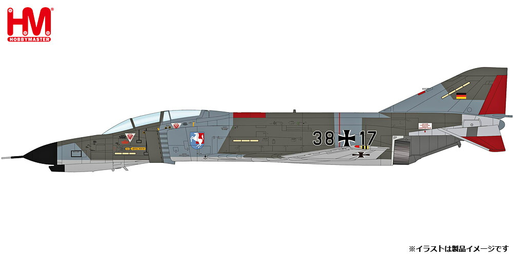 ホビーマスター 1/72 F-4F ファントム2 ”ドイツ空軍 戦闘爆撃飛行隊 ヴェストファーレン 1981”【HA19098】 塗装済完成品|Joshin web 家電とPCの大型専門店