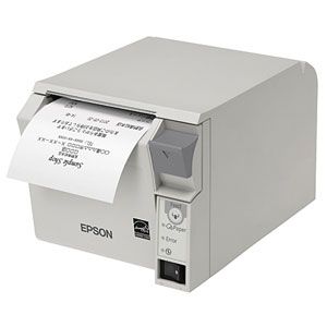 エプソン レシートプリンター（クールホワイト） TM-T70IIシリーズ カスタマーディスプレー用コネクター付 58mm幅ロール紙 TM702UD541