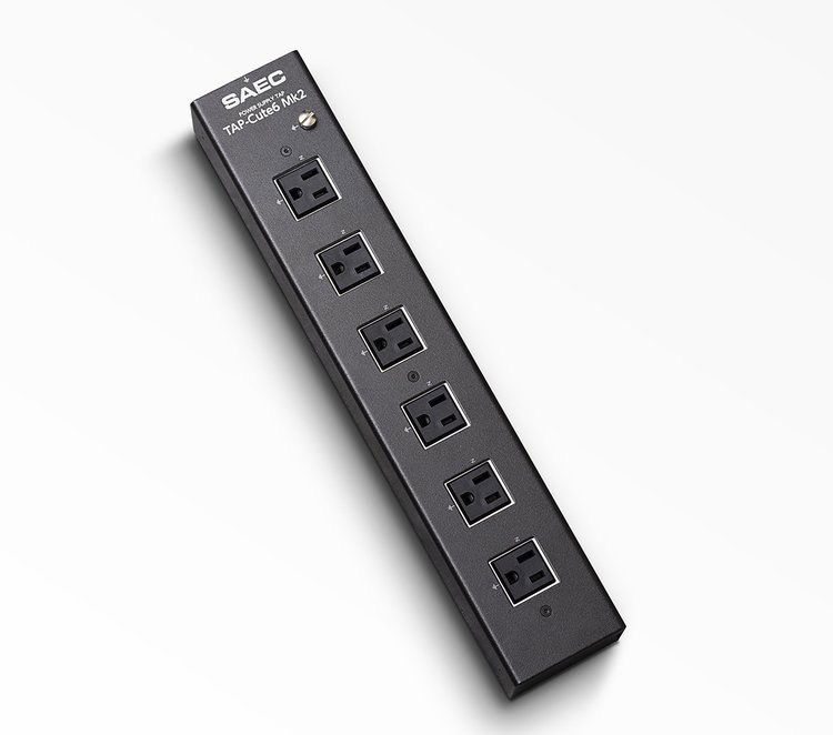 サエク 3P-6口高品質オーディオ用電源タップ TAP-CUTE6-MK2 SAEC
