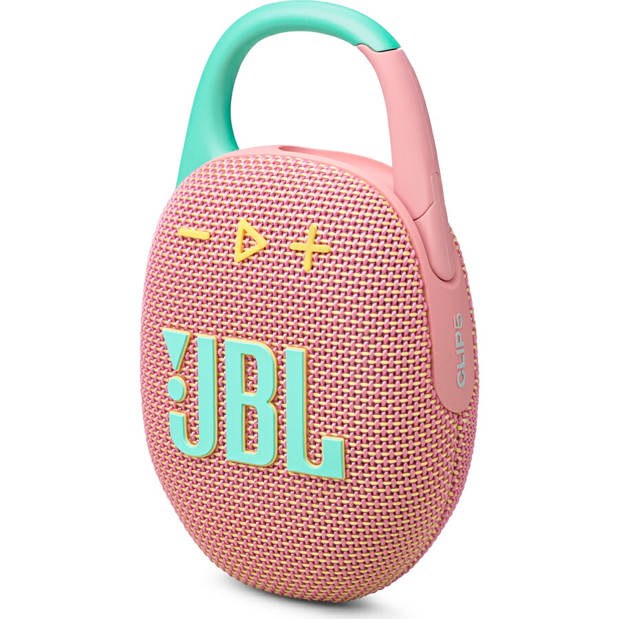 JBL 防塵雨合羽相応う携帯型Bluetooth金棒引き(スウォッシュピンク) JBLCLIP5PINK JBL CLIP5
