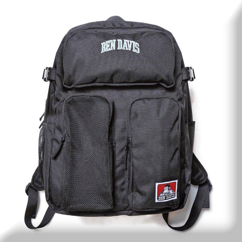 BEN DAVIS(ベンデイビス) BEN DAVIS ベンデイビス W-MESH DAYPACK（BLACK/GREEN） BF025636-1A-2B