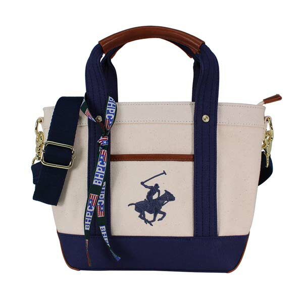 BEVERLY HILLS POLO CLUB キャンバストートバッグXS（IV/NV/NV） BH1006NIV/NV/NV