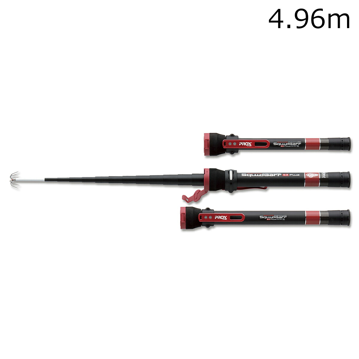 プロックス ワンハンドスキッドギャフホルダープラス 4.96m OHSQHP50 PROX ランディングギャフ