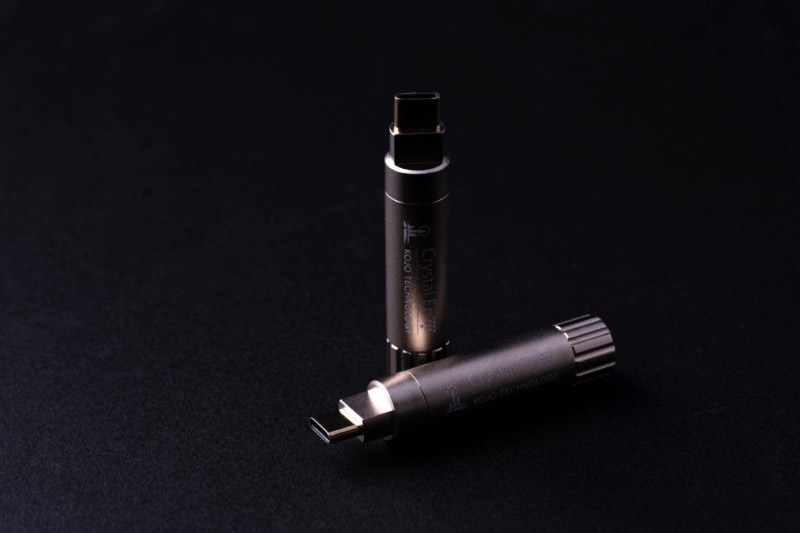 光城精工 繋ぎ型想い浮かべる地びた（USB typeC繋ぎ）【2個書き割り】 CRYSTAL EPUCX2 KOJO