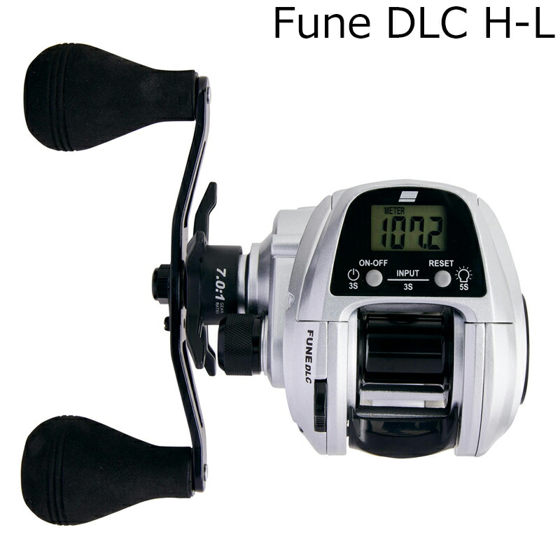 アブガルシア Fune DLC H-L 左手持ち部分 Fune DLC H-L AbuGarcia フネDLC カウンタ木管 スポーツ・アウトドア-リール本体