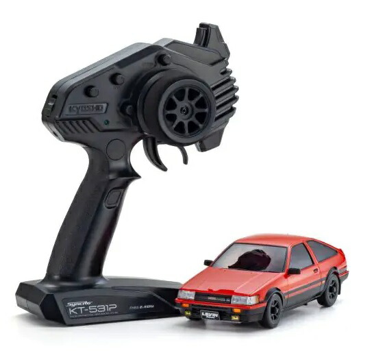 京商 ミニッツAWD レディセット MA-020 r/s トヨタ カローラレビン AE86 レッド/ブラック【32641RBK】 ラジコン