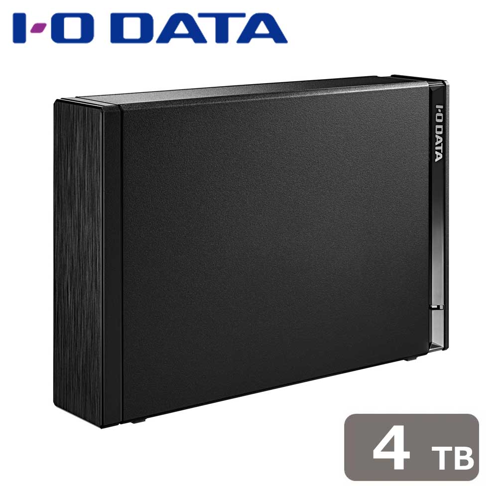 アイオーデータ|I-O DATA USB 5Gbps(USB 3.2 Gen1)対応 テレビ録画&パソコン両対応 外付けハードディスク 4TB (ブラック) HDD-UT4KB HDD-UTBシリーズ|Joshin web 家電とPCの大型専門店