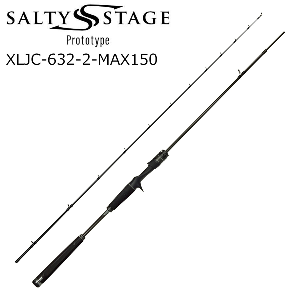 アブガルシア ソルティーステージ プロトタイプ ライトジギング XLJC-632-2-MAX150 6.3ft 2ピース ベイト XLJC-632-2-MAX150 AbuGarcia SaltyStage KR-X Prototype Light Jigging ジギングロッド