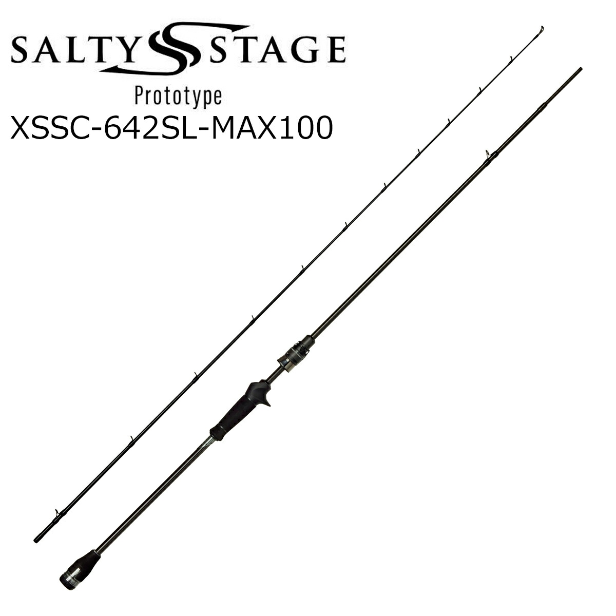 アブガルシア ソルティーステージ プロトタイプ スーパーライトジギング XSSC-642SL-MAX100 6.4ft 2ピース ベイト XSSC-642SL-MAX100 AbuGarcia SaltyStage KR-X Prototype Super Light Jigging スーパーライトジギングロッド
