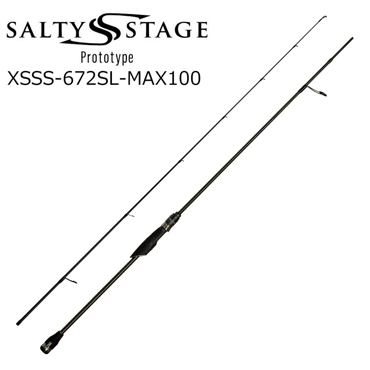 アブガルシア ソルティーステージ プロトタイプ スーパーライトジギング XSSS-672SL-MAX100 6.7ft 2ピース スピニング XSSS-672SL-MAX100 AbuGarcia SaltyStage KR-X Prototype Super Light Jigging スーパーライトジギングロッド