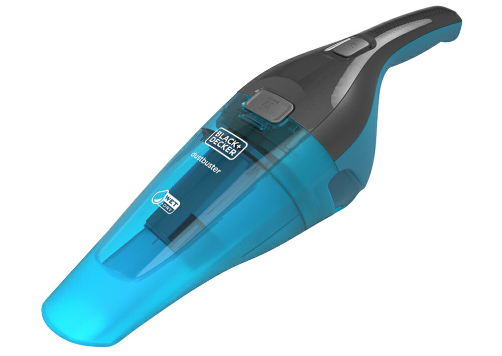 ブラック＆デッカー ダストボックス式ハンディクリーナー充電式　乾湿両用タイプ(ブルー) WDC215WB 【掃除機】BLACK+DECKER [WDC215WB]
