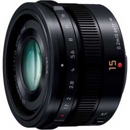 パナソニック LEICA DG SUMMILUX 15mm / F1.7 ASPH.（ブラック） H-X015-K ※マイクロフォーサーズ用レンズ