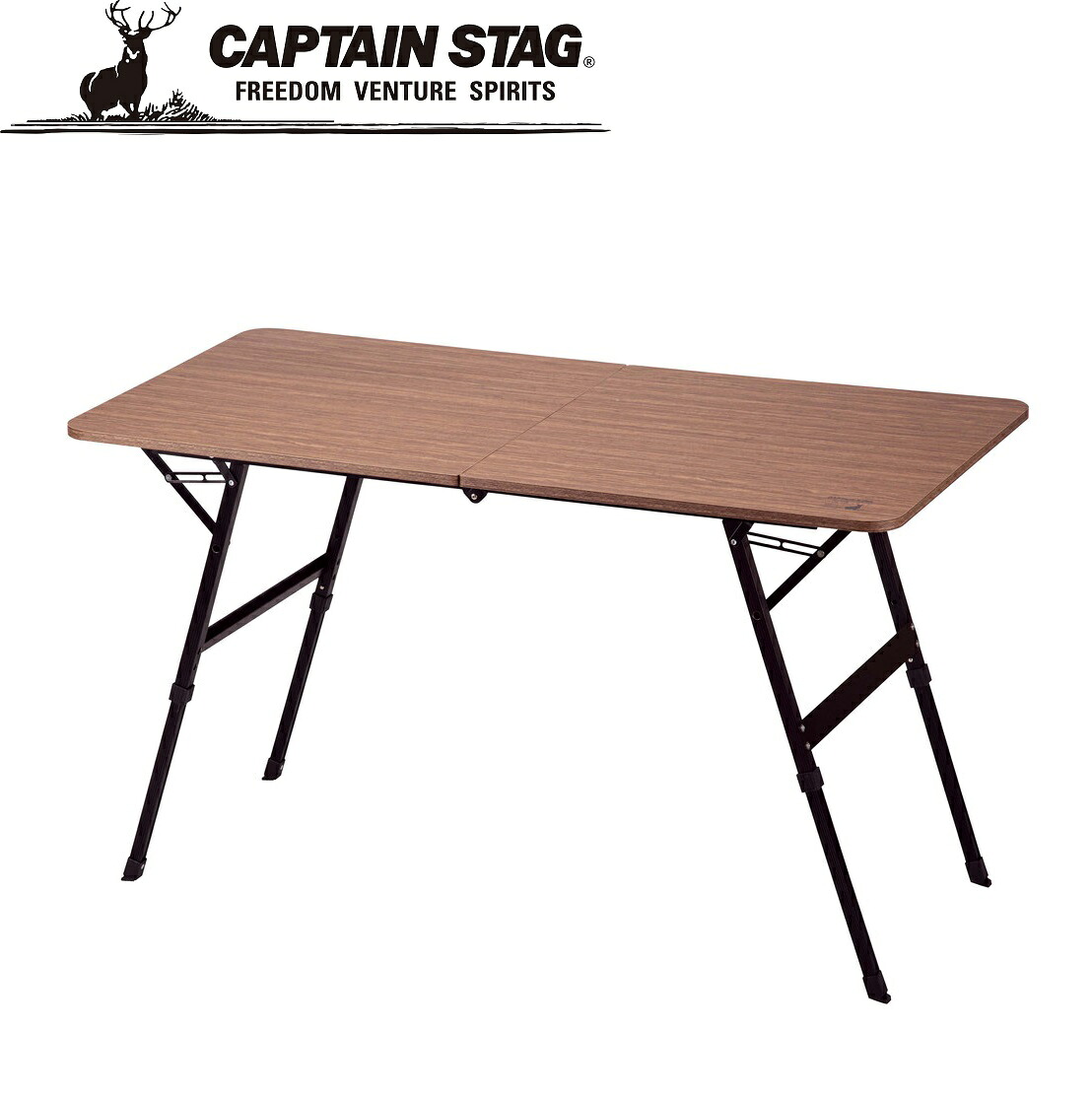 キャプテンスタッグ カルバーロ フォールディングテーブル120×60 UC-602 CAPTAIN STAG チェア・テーブル・レジャーシート-アウトドア
