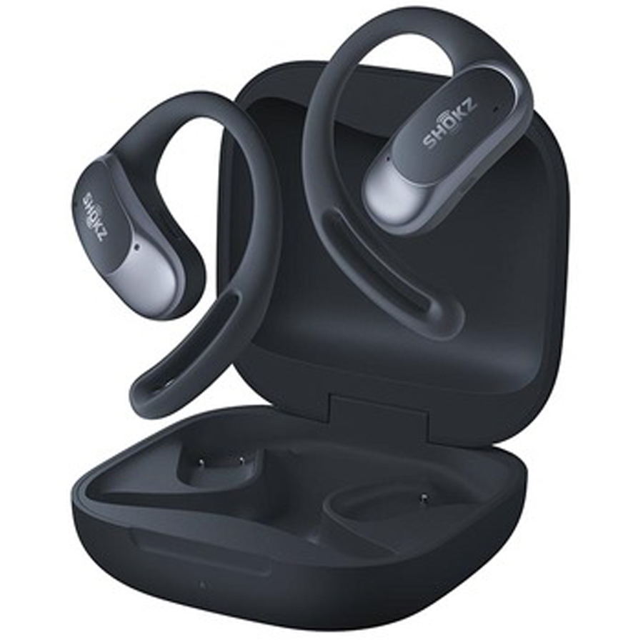 ショックス 完膚なきまで無線電話Bluetooth開けはなしイヤー型イヤ電話機（黒いこと） SKZ-EP-000025(AIRBK OpenFit Air