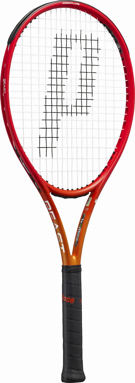 prince（プリンス） 硬式テニス用ラケット BEAST O3 100 280g（フレームのみ・ファイヤーレッド・サイズ：1） DIW-7TJ206-1 ビーストオースリー100