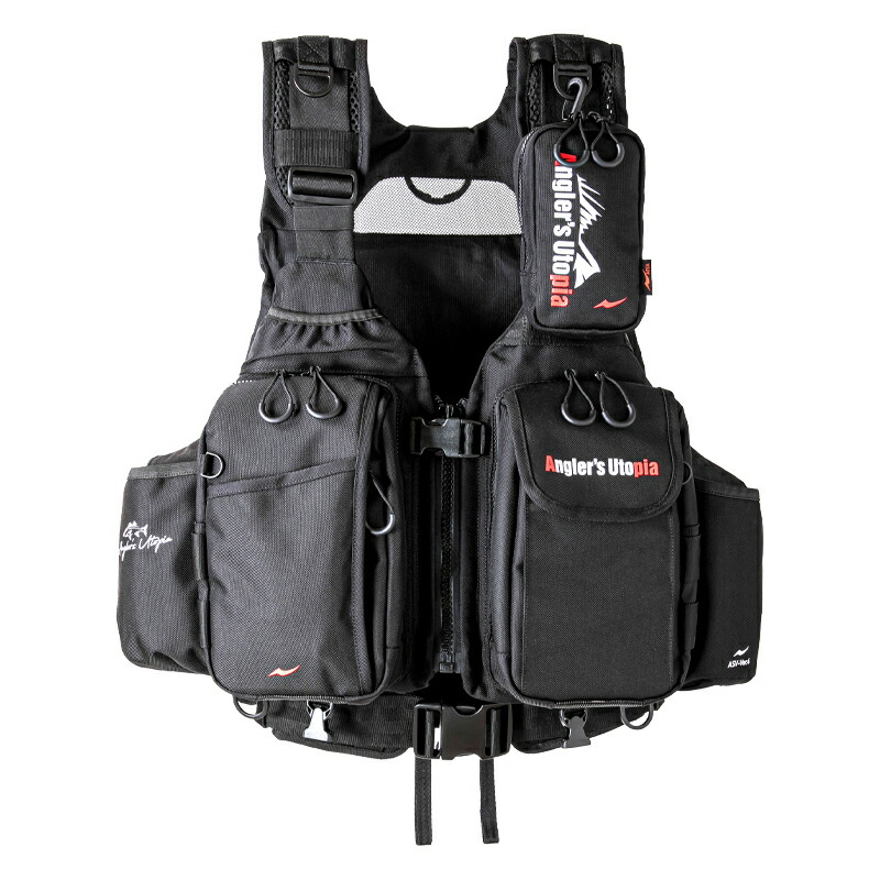 アピア アングラーズサポートベストVer.4 (黒いこと) アングラーズサポートベストVer.4(黒いこと) APIA ANGLER\u0027S SUPPORT VEST Ver.4