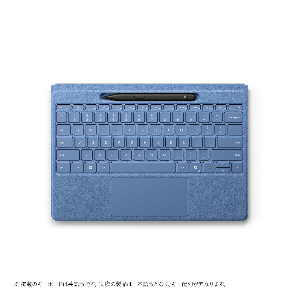 マイクロソフト Surface Pro 13 インチ フレックス キーボード（ペン収納付き/スリム ペン付き） ブライトサファイア 8YU-00029｜Joshin web 家電とPCの大型専門店