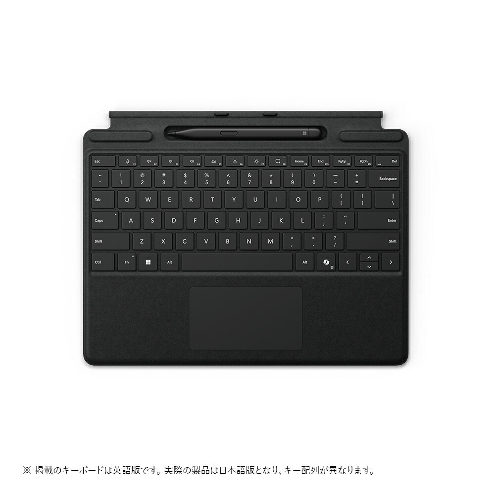 マイクロソフト Surface Pro 13 インチ キーボード（ペン収納付き/スリム ペン付き） ブラック 8X6-00186｜Joshin web 家電とPCの大型専門店