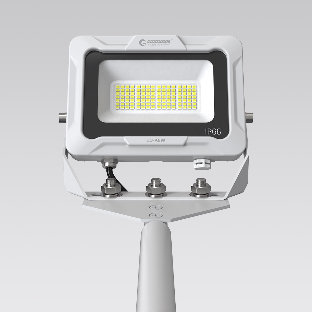 グッド・グッズ 一体型アームライト(白)　昼白色　2100lm/20W LD-K8W GOODGOODS　看板照明 [LDK8W]｜Joshin web 家電とPCの大型専門店
