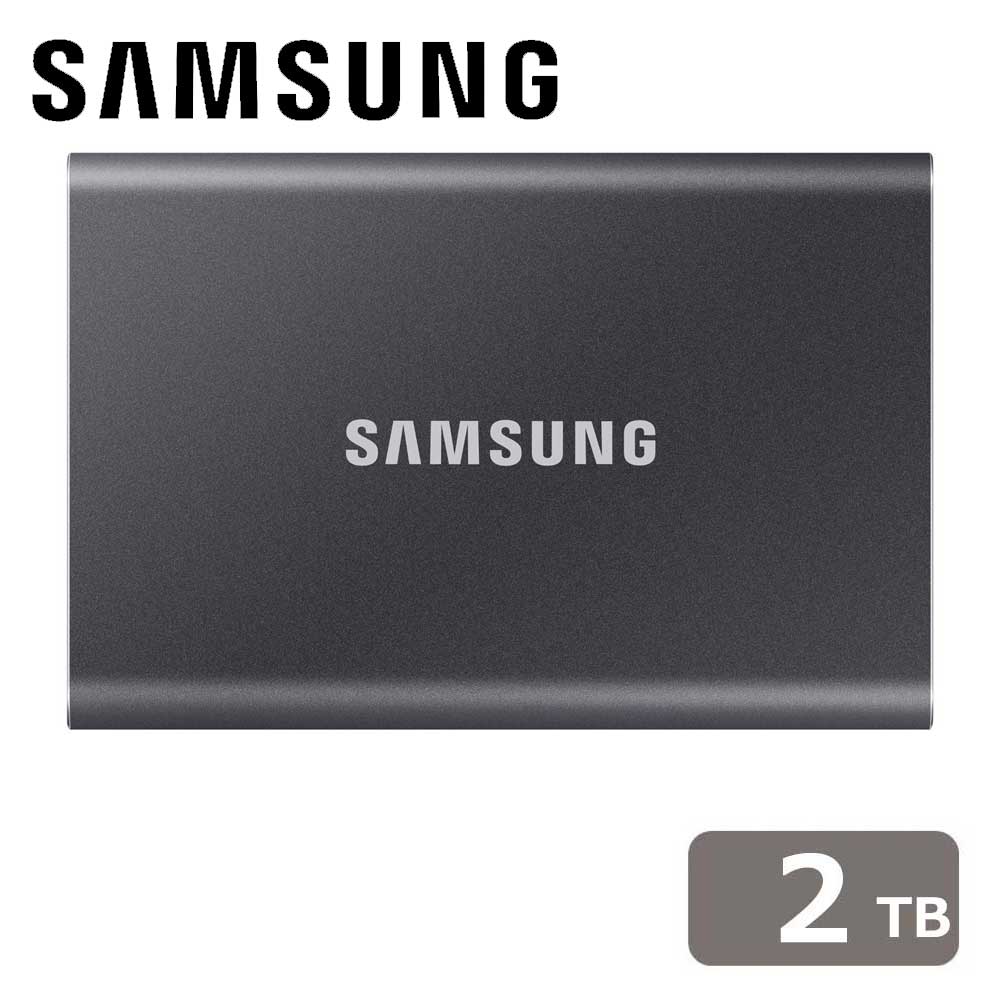 Samsung｜サムスン 携帯型SSD 標準尺度ひな形 T7続きもの 2結核症（薄墨色） Portable SSD T7 MU-パソコン2T0T-IT/A