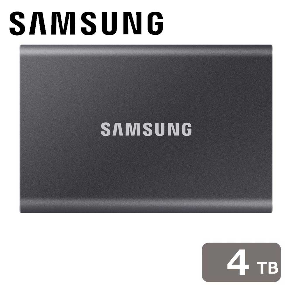Samsung｜サムスン 携帯型SSD 標準尺度ひな形 T7続きもの 4結核症（薄墨色） Portable SSD T7 MU-パソコン4T0T-IT/A