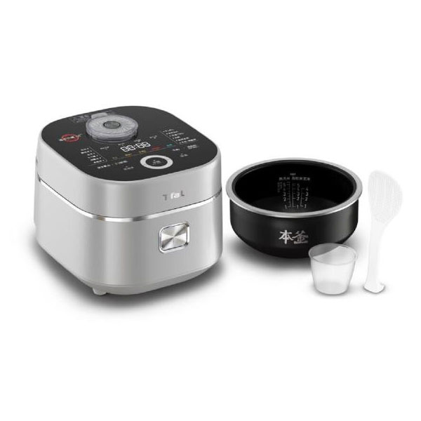ティファール IHジャー炊飯器（5.5合炊き）　シルバー RK890EJP T-fal　ザ・ライス 遠赤外線3DIH炊飯器 炊飯器　5.5合 [RK890EJP]