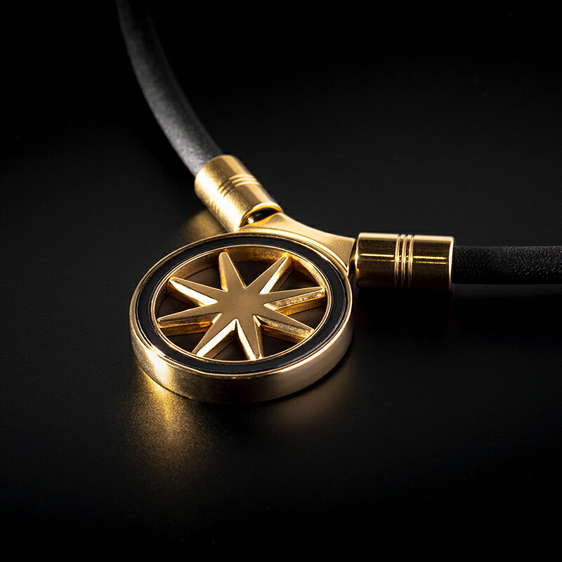 BANDEL EARTH mini アースミニ 2.0（Black&times;Gold・サイズ：52cm） HLCFNE2BG52 バンデル 磁気ネックレス [HLCFNE2BG52]｜Joshin web 家電とPCの大型専門店