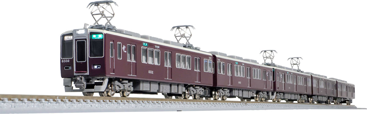［鉄道模型］グリーンマックス (Nゲージ) 31951 阪急8300系（2次車・8332編成+8313編成・白ライト）8両編成セット（動力付き）