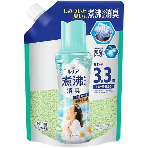レノア リアル消臭洗剤 スポーツ 1500ml 4個セット 沸騰レベル レノア煮沸レベル消臭抗菌ビーズ SPORTS クールリフレッシュの香り