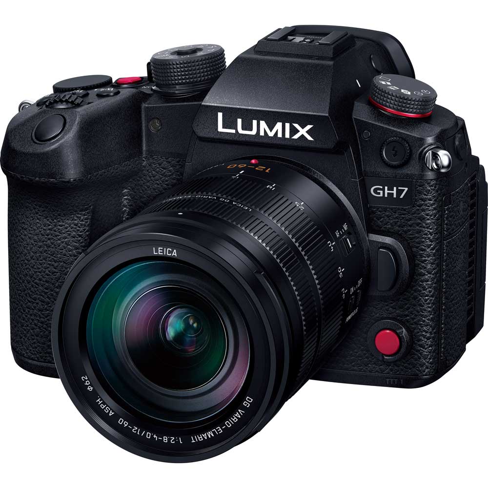 パナソニック 鏡鑑受け答え一眼写真機「LUMIX DC-GH7」標準尺度望遠レンズ一揃いの道具 DC-GH7L Panasonic
