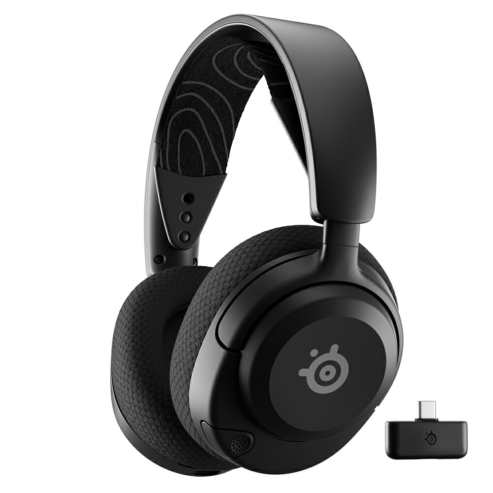 SteelSeries（スティールシリーズ） 2.4GHz/Bluetooth接続 ワイヤレスゲーミングヘッドセット Arctis Nova 5 61670J