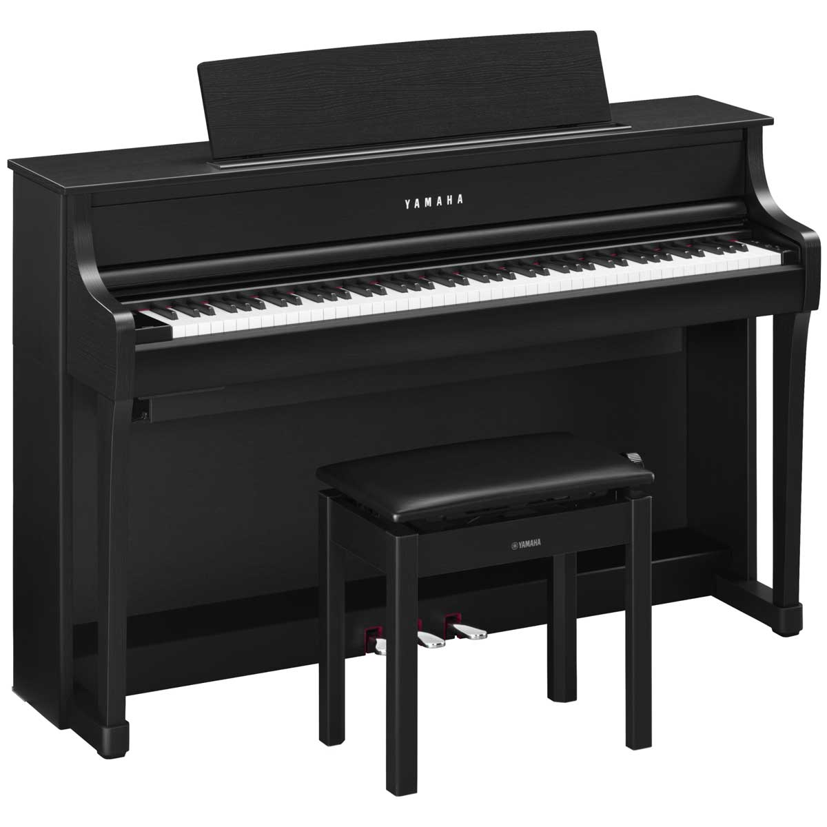 ヤマハ 【Joshin web限定！ピアノマット＆お手入れセットプレゼント！】電子ピアノ(ブラックウッド調)【高低自在椅子＆ヘッドホン＆ソングブック付き】 CLP-875-B YAMAHA　Clavinova(クラビノーバ)
