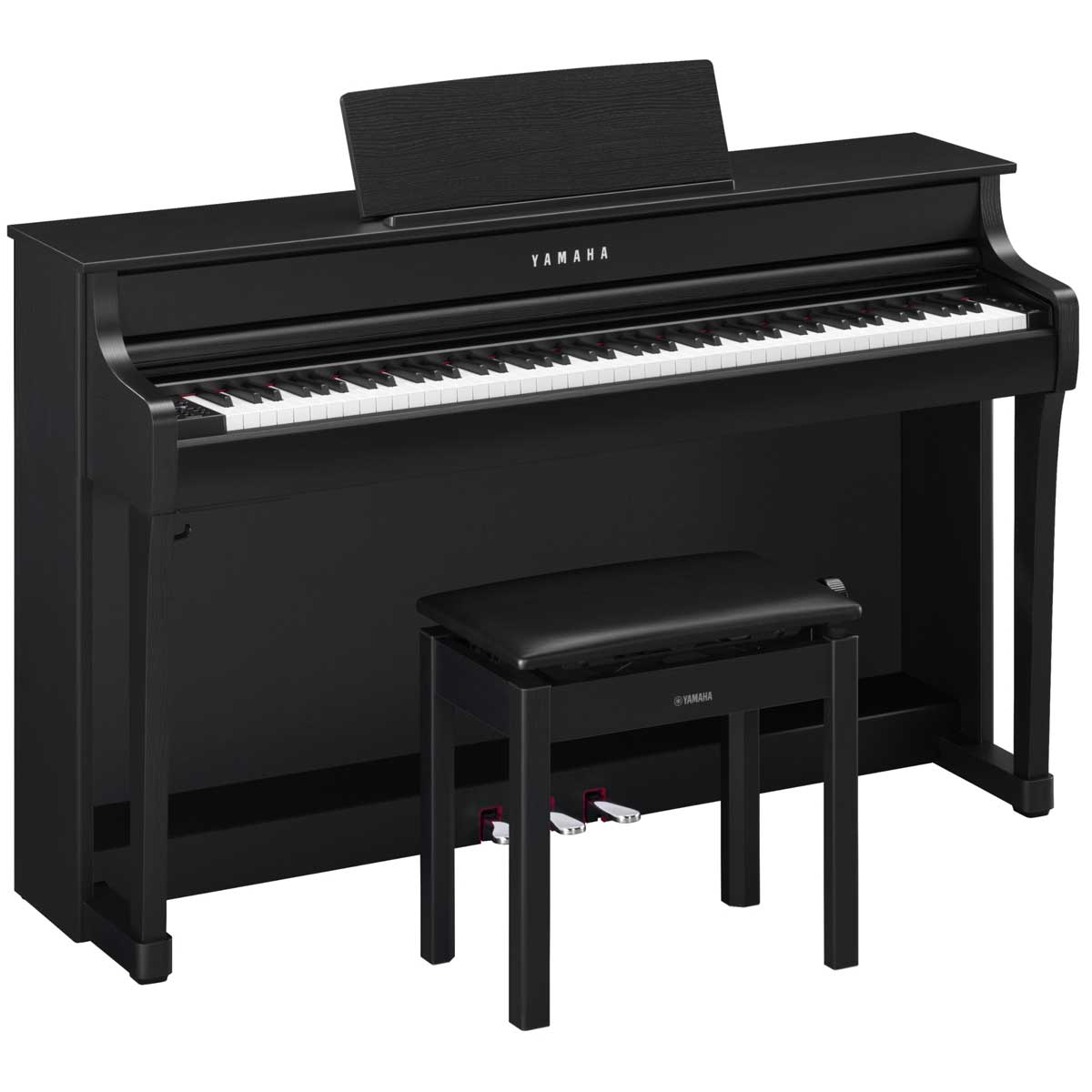 ヤマハ 【Joshin web限定！ピアノマット＆お手入れセットプレゼント！】電子ピアノ(ブラックウッド調)【高低自在椅子＆ヘッドホン＆ソングブック付き】 CLP-835-B YAMAHA　Clavinova(クラビノーバ)｜Joshin web 家電とPCの大型専門店